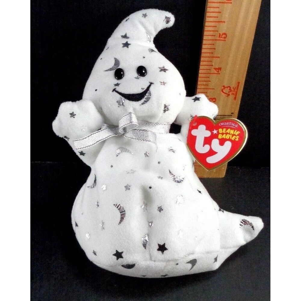 Halloween Ty Ghost Stars And Moon Vanish Plush Stuffed Animal Toy Doll